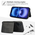 Detachable Magsafe Magnetic Wallet Stand Case